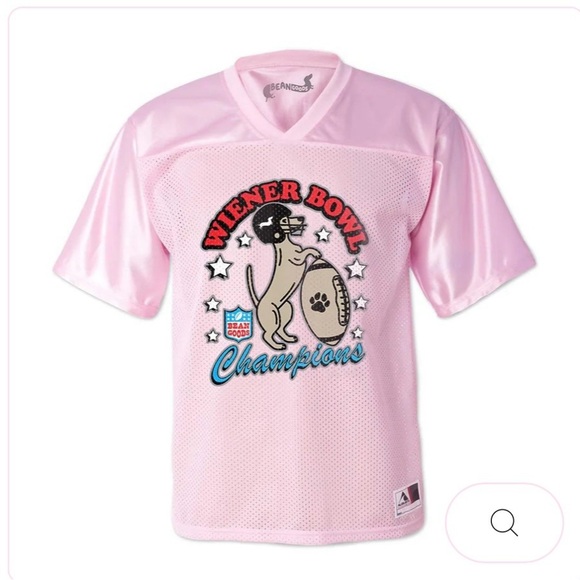 beangoods Tops - Beangoods dachshund pink jersey small